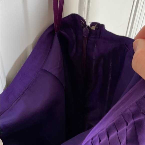 JCREW Purple Pleated Skirt - Picture 4 of 5